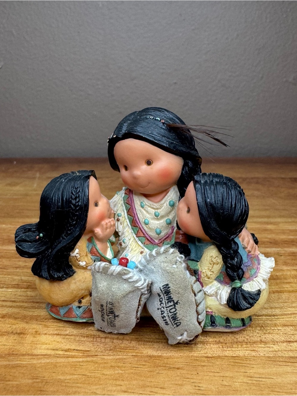 Friends of the Feather Enesco #832464 Minnetonka Native American Family 🪶